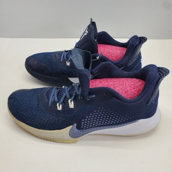Nike Shoes Men's 11.5 Kobe Mamba Fury TB Navy Blue Sneakers CK6632-400 - Picture 6 of 16